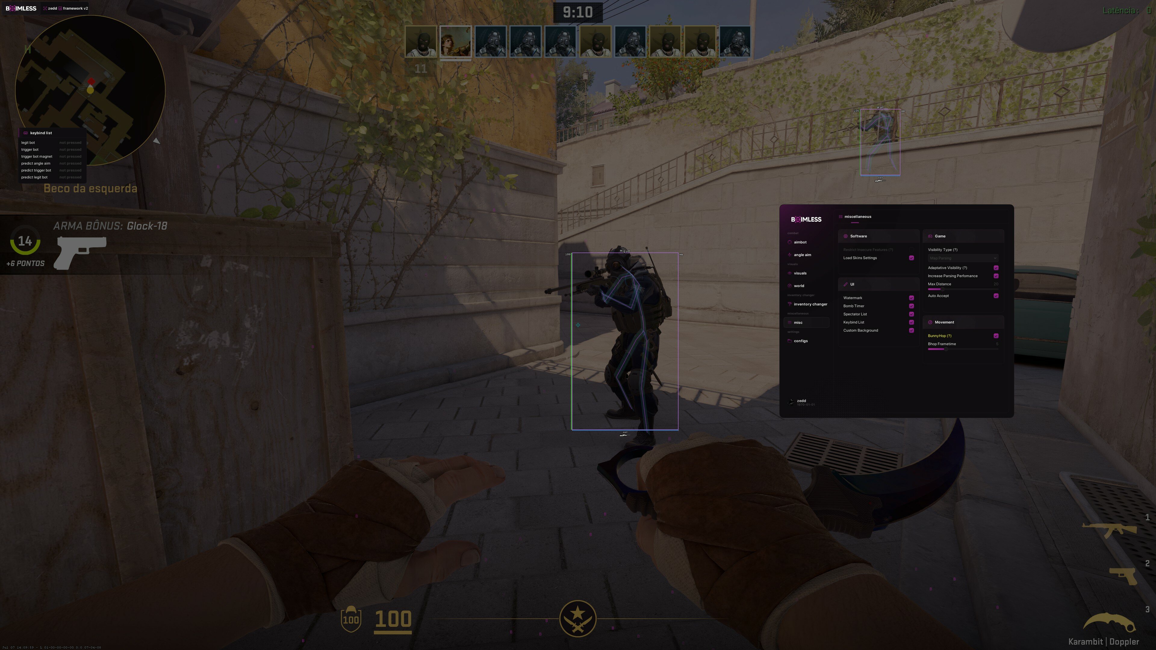 CS2 Misc Cheat Settings