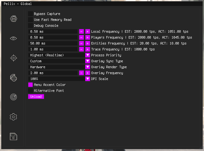 CS2 Global Cheat Settings